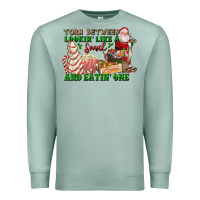 Seafoam torn between lookin like a snack and eatin one Premium Sweatshirt - FaDigitalArtStudio