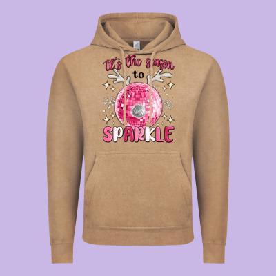 It's The Season To Sparkle Vintage Hoodie Designed By Maliassmallbusiness
