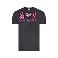 Vintage Black peace love cure Vintage Tee - JahusDesignShop