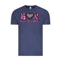 Vintage Denim peace love cure Vintage Tee - JahusDesignShop