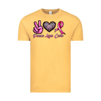 Vintage Mustard peace love cure Vintage Tee - JahusDesignShop