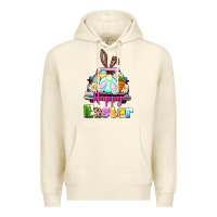Sandshell Bunny Happy Easter truck Premium Hoodie - CowGirlArtShop