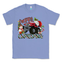 Colony Blue Merry Christmas Monster Truck Classic Tee - MaliasSmallBusiness