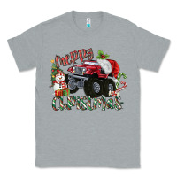 Heather Grey Merry Christmas Monster Truck Classic Tee - MaliasSmallBusiness