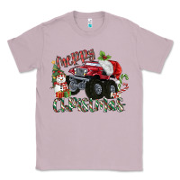 Lilac Merry Christmas Monster Truck Classic Tee - MaliasSmallBusiness