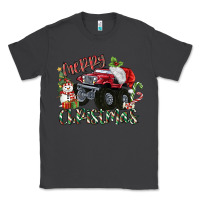 Smoke Merry Christmas Monster Truck Classic Tee - MaliasSmallBusiness