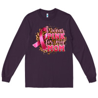 Plum i wear pink for my mom Long Sleeve Tee - Artiststas