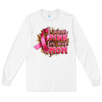 White i wear pink for my mom Long Sleeve Tee - Artiststas