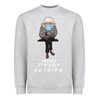 Heather Grey Bernie it' could outside Heavyweight Sweatshirt - Bettercallsaul