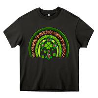 Asphalt Western Shamrock Cross Rainbow Heavy Core Tee - Artiststas