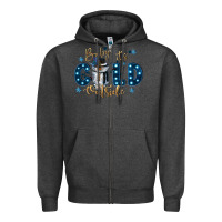 Charcoal Heather baby its cold outside Zipper Hoodie - CowGirlArtShop