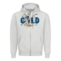 Dove Grey baby its cold outside Zipper Hoodie - CowGirlArtShop