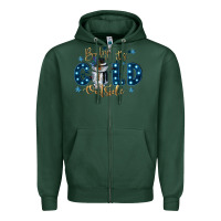 Sports Green baby its cold outside Zipper Hoodie - CowGirlArtShop