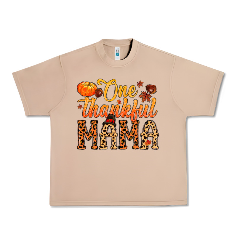 One Thankful Mama Urban Heavy Tee by MaliasSmallBusiness | Teevron