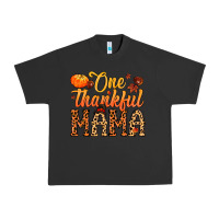 Pigment Black one thankful mama Urban Heavy Tee - MaliasSmallBusiness