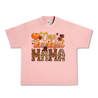 Salmon one thankful mama Urban Heavy Tee - MaliasSmallBusiness
