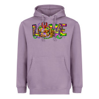 Lavender mardi gras love Heavyweight Hoodie - OliviaCreatesArt