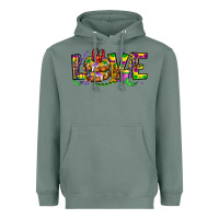 Sage mardi gras love Heavyweight Hoodie - OliviaCreatesArt