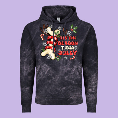 Tis The Season Tıbıa Jolly Vintage Hoodie Designed By Maliassmallbusiness