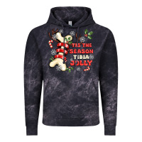 Cloud Black tis the season tıbıa jolly Vintage Hoodie - MaliasSmallBusiness