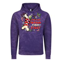 Cloud Purple tis the season tıbıa jolly Vintage Hoodie - MaliasSmallBusiness
