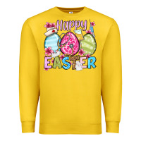 Lemon Happy Easter eggs Premium Sweatshirt - OliviaCreatesArt
