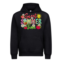 Black Sweet Summer Time Urban Hoodie - CowhideDigitalArt