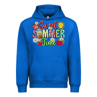 Cobalt Sweet Summer Time Urban Hoodie - CowhideDigitalArt