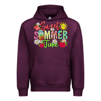 Mauve Wine Sweet Summer Time Urban Hoodie - CowhideDigitalArt