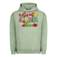 Pigment Oil Green Sweet Summer Time Urban Hoodie - CowhideDigitalArt