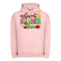 Pigment Salmon Sweet Summer Time Urban Hoodie - CowhideDigitalArt