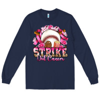 Navy strike out cancer baseball Long Sleeve Tee - Artiststas
