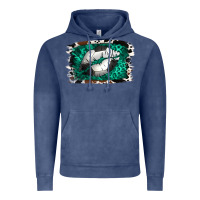 Vintage Denim Soccer Lips Vintage Hoodie - Jasminsmagicworld