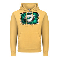 Vintage Mustard Soccer Lips Vintage Hoodie - Jasminsmagicworld