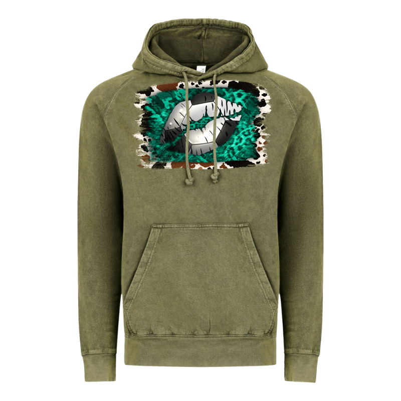 Soccer Lips Vintage Hoodie by Jasminsmagicworld | Teevron
