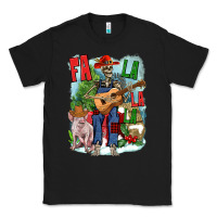 Black Fa la la la skeleton farm Classic Tee - NancyCooperArtShop