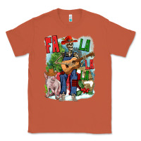 Copper Fa la la la skeleton farm Classic Tee - NancyCooperArtShop