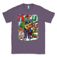 Lavender Fa la la la skeleton farm Classic Tee - NancyCooperArtShop