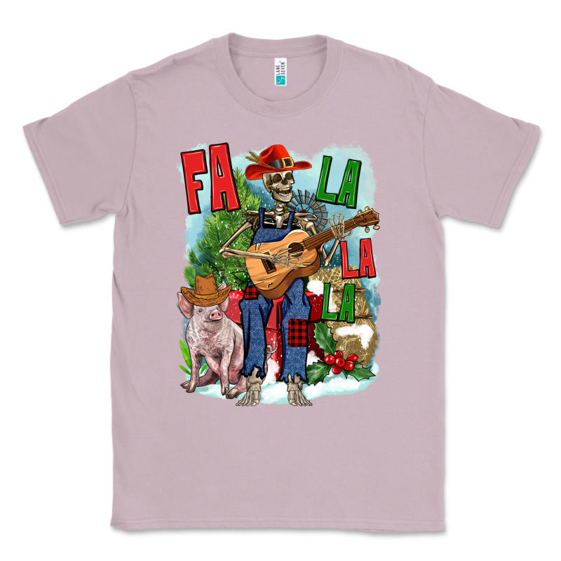 Fa La La La Skeleton Farm Classic Tee by NancyCooperArtShop | Teevron