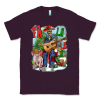 Plum Fa la la la skeleton farm Classic Tee - NancyCooperArtShop