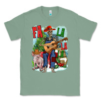 Sage Fa la la la skeleton farm Classic Tee - NancyCooperArtShop