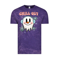 Chill Out Christmas Snowman Vintage Tee | Teevron