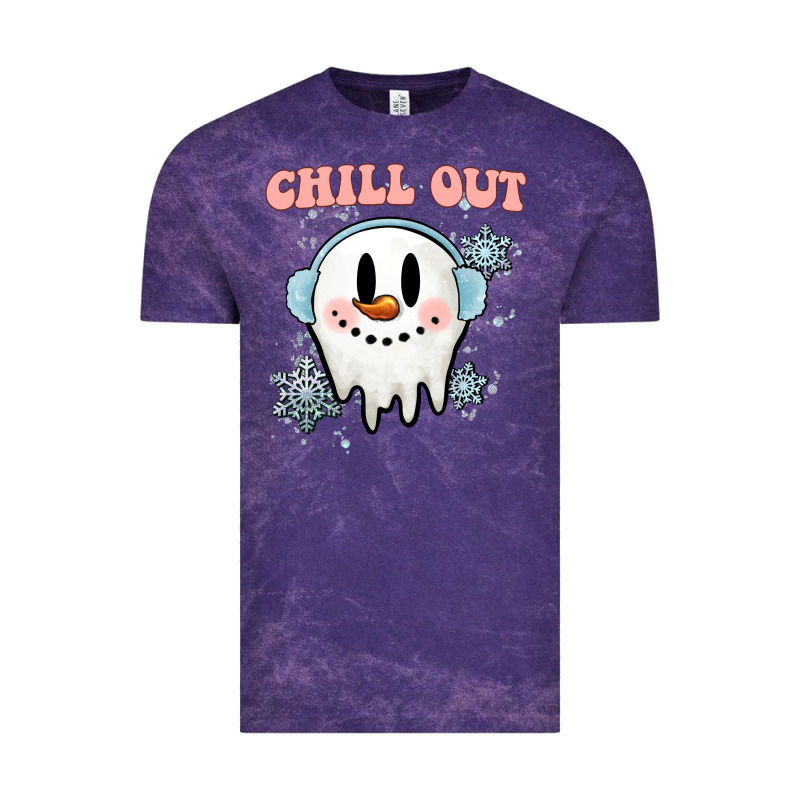 Chill Out Christmas Snowman Vintage Tee by MaliasSmallBusiness | Teevron