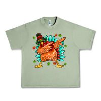 Oil Green turkey Urban Heavy Tee - MaliasSmallBusiness