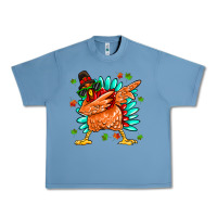 Pebble Blue turkey Urban Heavy Tee - MaliasSmallBusiness