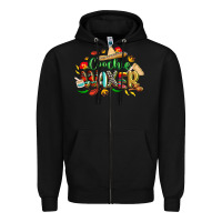 Black cinco de mayo coochie waxer Zipper Hoodie - CowGirlArtShop