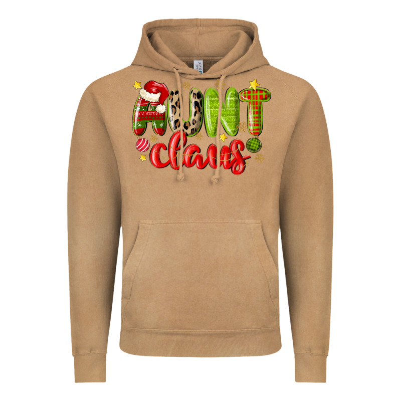 Aunt Claus Vintage Hoodie by MaliasSmallBusiness | Teevron