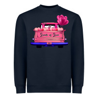Navy Loads Of Love Valentine's Day Truck Heavyweight Sweatshirt - Bettercallsaul
