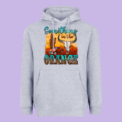 Something In The Orange Heavyweight Hoodie Designed By Oliviacreatesart