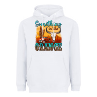 White something in the orange Heavyweight Hoodie - OliviaCreatesArt